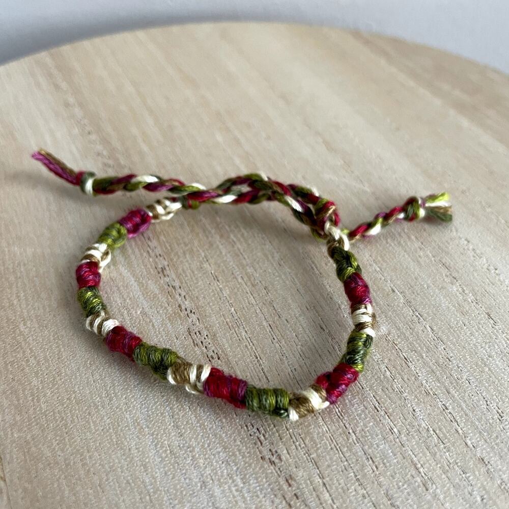 Lyra Bracelet anklet trendy comfortable tie embroidery thread woven gift